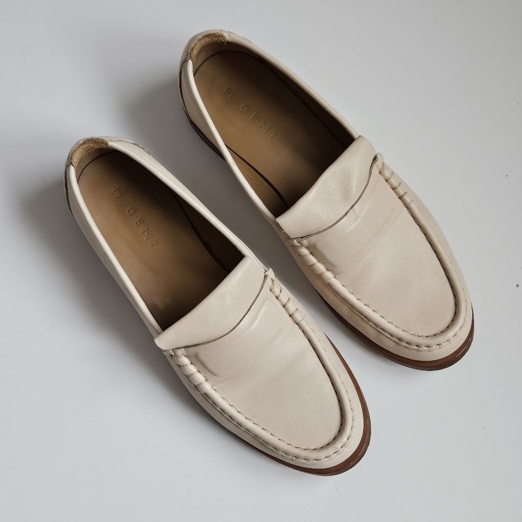 M. Gemi Mirabella Leather Loafers